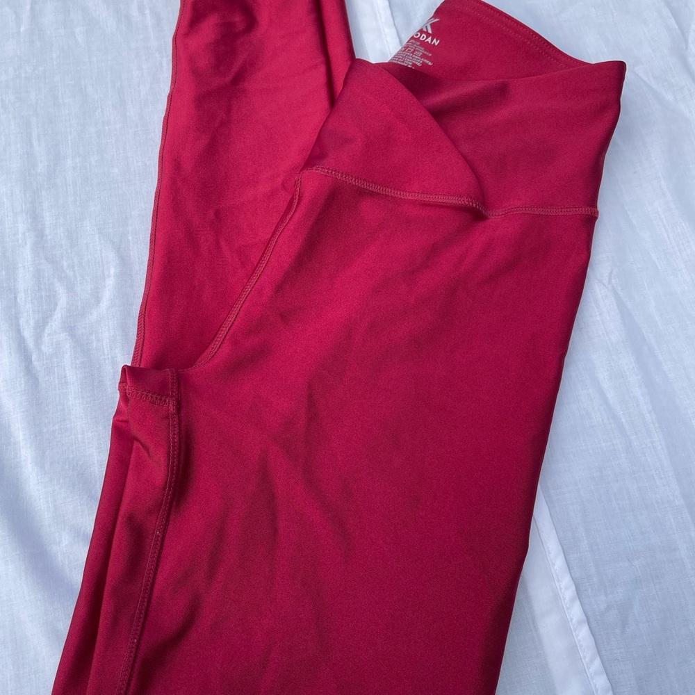 Kyodan Yoga Full length scarlet red leggings size S